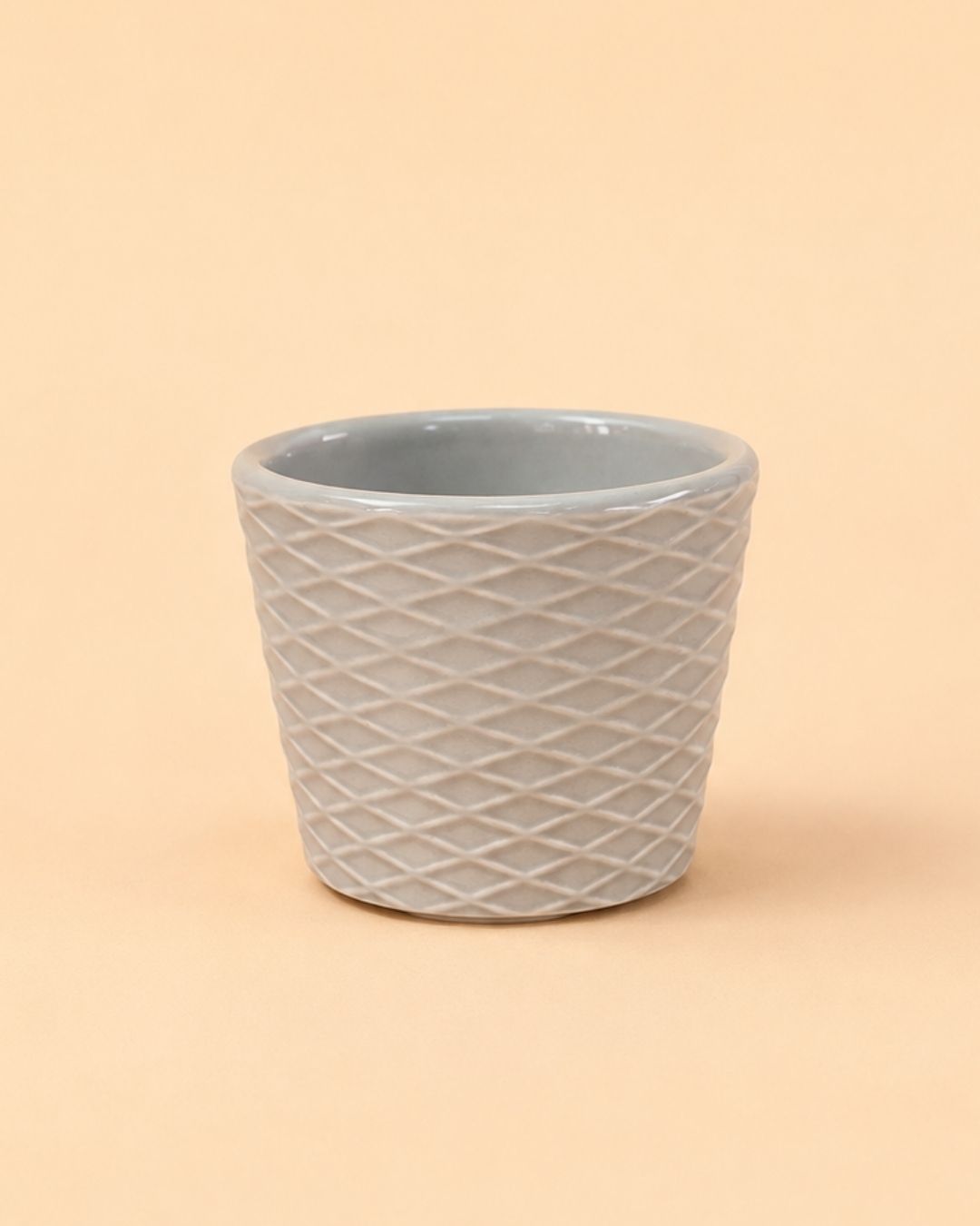 Super Mini Vaso Cinzento - 6 cm