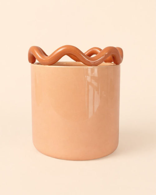 Fun – Maceta Cerámica Salmón M 12 cm - Pur Plant