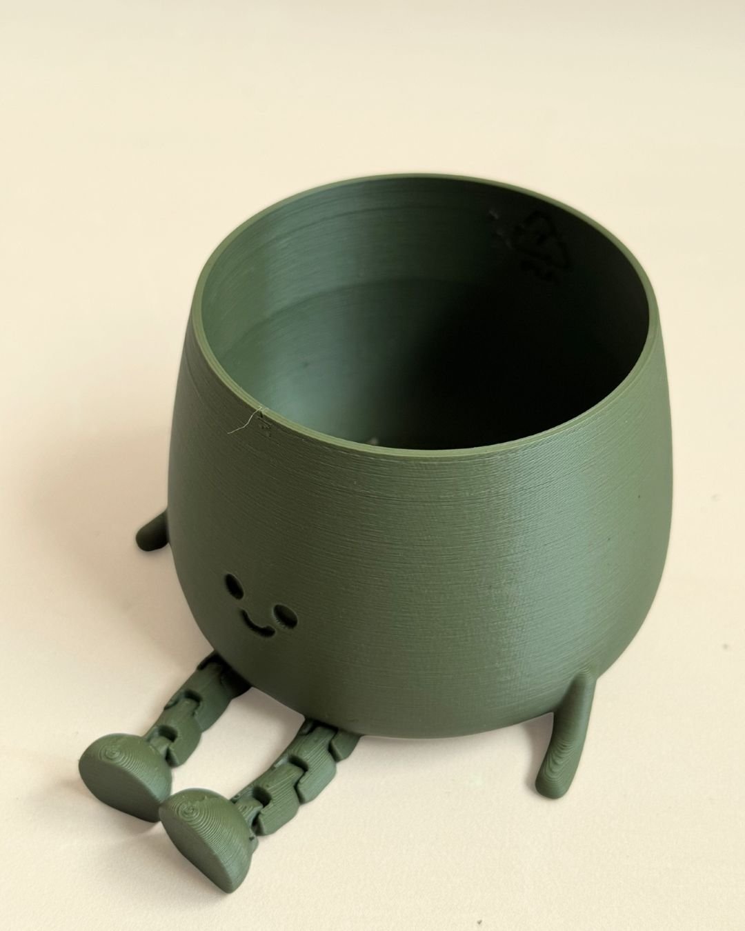 Mini Happy Pot Verde Musgo – 6 cm - Pur Plant