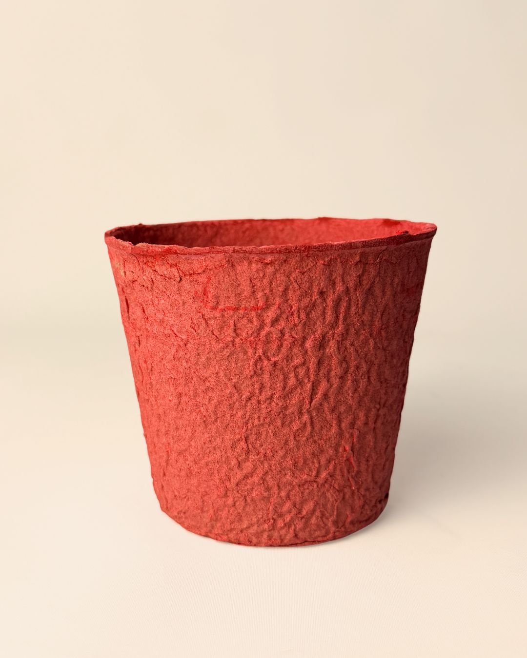 Pack 5x macetas biodegradable rojo 9 cm - Pur Plant