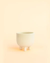 Potit – Mini Vaso Cerâmica Bege 6 cm