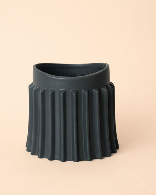 Raw – Maceta Cerámica Negra M 12 cm - Pur Plant