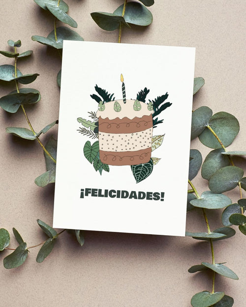 Tarjeta Felicidades - Pur Plant