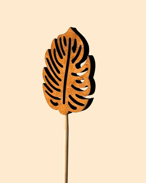Tutor Decorativo Para Macetas Hoja Monstera 20 cm - Pur Plant