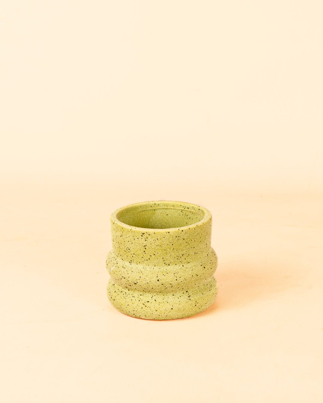 Wave – Mini Maceta Cerámica Green 6 cm - Pur Plant