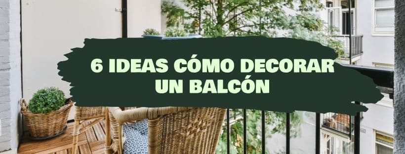 6 ideias de como decorar uma varanda/um balcão
