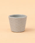 Super Mini Vaso Cinzento - 6 cm