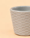Super Mini Vaso Cinzento - 6 cm