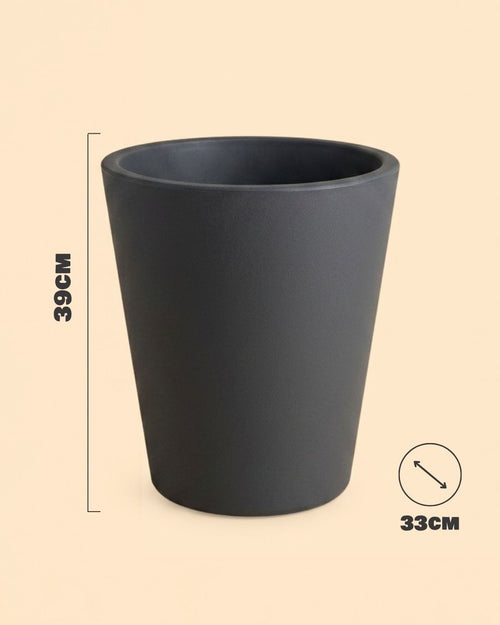 Cubo - Floreira Antracite XL 33 cm