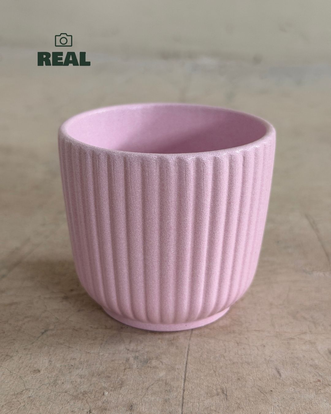 Lines – Mini Maceta Rosa 6 cm