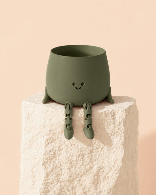 Mini Happy Pot Verde Musgo p