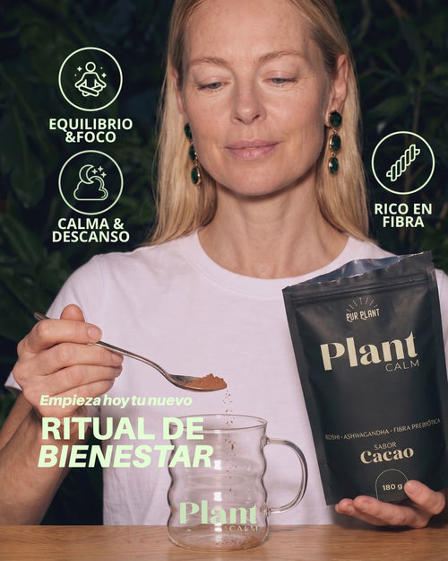Plant Calm Cacao – con Reishi y Ashwagandha 180 g