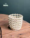 Basket – Maceta Cerámica Blanca M 13 cm - Pur Plant