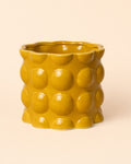 Bob – Vaso de Cerâmica Amarelo M 12 cm