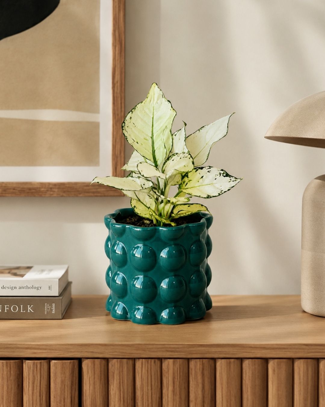 Bob – Maceta Cerámica Esmeralda M 12 cm - decoracion - Pur Plant