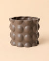 Bob – Maceta Cerámica Marrón Mate M 12 cm - Pur Plant