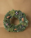 Corona de Navidad Decorada Natural 40 cm - Pur Plant