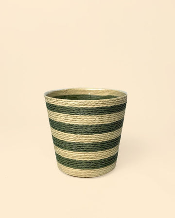 Cachepot de Juta Verde 10 cm
