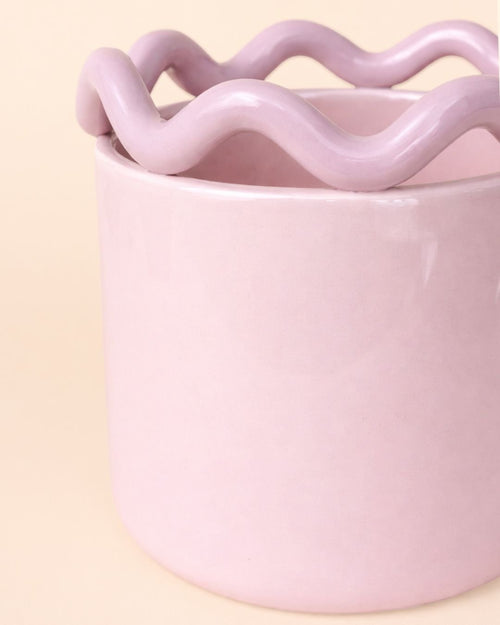 Fun – Maceta Cerámica Rosa M 12 cm - Pur Plant