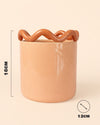 Fun – Maceta Cerámica Salmón M 12 cm - Pur Plant