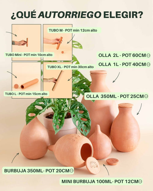 que autorriego elegir segun mi planta o maceta