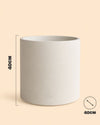 Halo - Macetero blanco XL 40 cm - Pur Plant