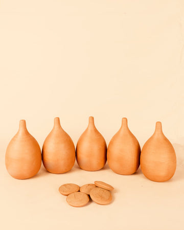 Kit 5x Bolas Autorrega em Terracota 350 ml