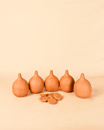 Kit 5x Mini Bolha Auto-Rega Terracota 100 ml