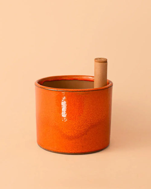 Maceta Autorriego Terracota Naranja M