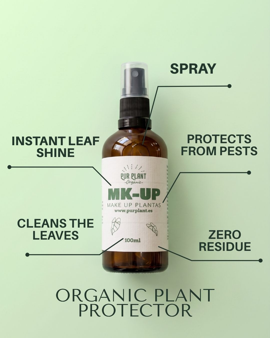 Make-Up – Dá Brilho e Protege as Folhas 100ml