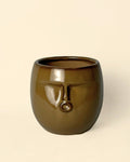 Mao – Vaso Cerâmico Castanho S – 9 cm