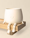 Mini Happy Pot Blanca – 6 cm - Pur Plant