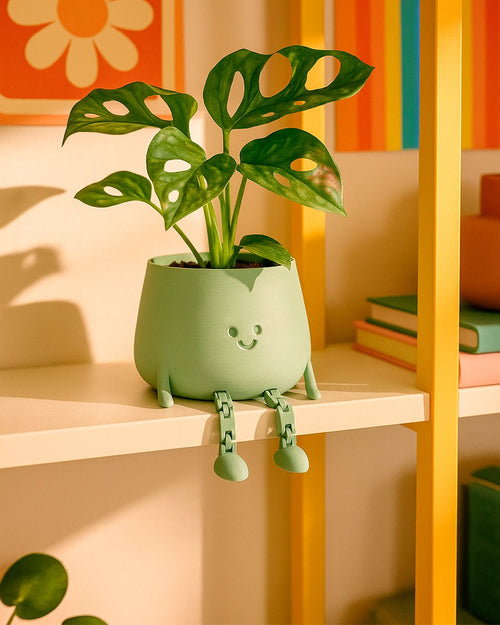 Mini Happy Pot Verde Pastel – 6 cm - Pur Plant