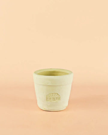 Mini Vaso Artesanal Branco