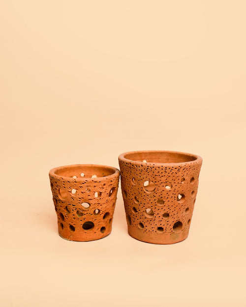 Mini Maceta Terracota para Orquideas – 10 cm - Pur Plant