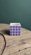 Tile – Mini Vaso Cerâmica Roxa 9 cm