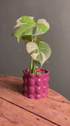 Bob – Vaso de Cerâmica Magenta M 12 cm