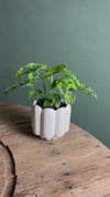 Retro – Vaso de Cerâmica Branco Mate M 11 cm