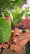 Vaso de Auto-irrigação Quadrado Terracota