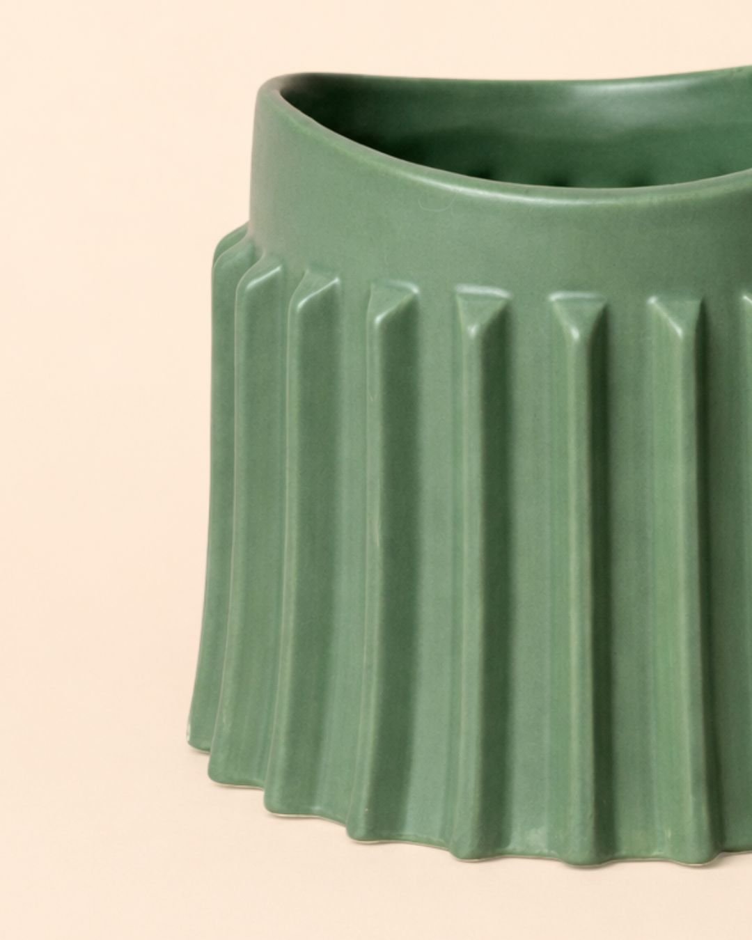 Raw – Maceta Cerámica Verde M 12 cm - Pur Plant