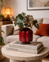 Retro – Maceta Cerámica Roja M 11 cm - Pur Plant