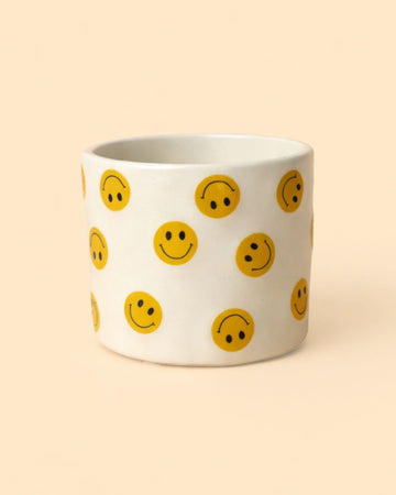 Sorriso – Mini Vaso Cerâmica 6 cm
