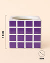 Tile – Mini Maceta Cerámica Morada 9 cm - Pur Plant