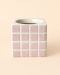 Tile – Mini Vaso Cerâmica Rosa S 9 cm