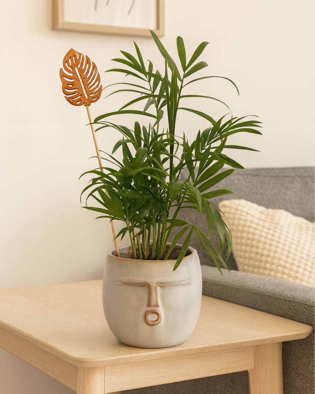 Tutor Decorativo Para Macetas Hoja Monstera 20 cm - Pur Plant